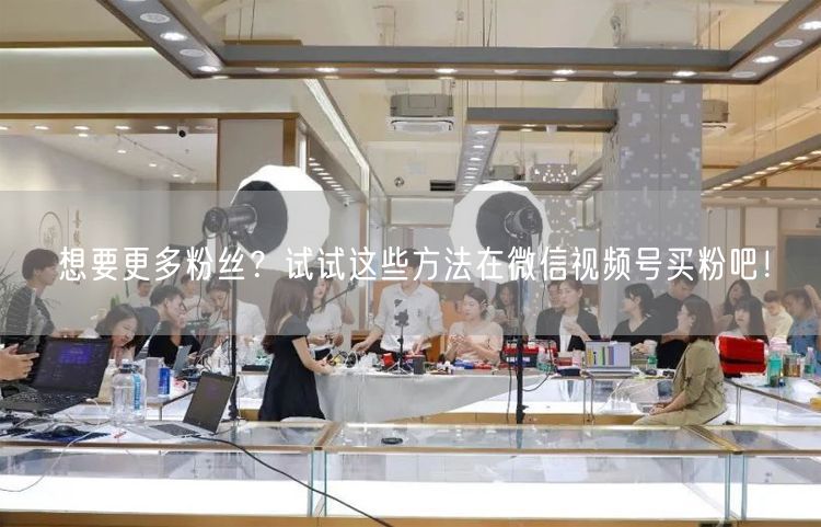 想要更多粉丝？试试这些方法在微信视频号买粉吧！